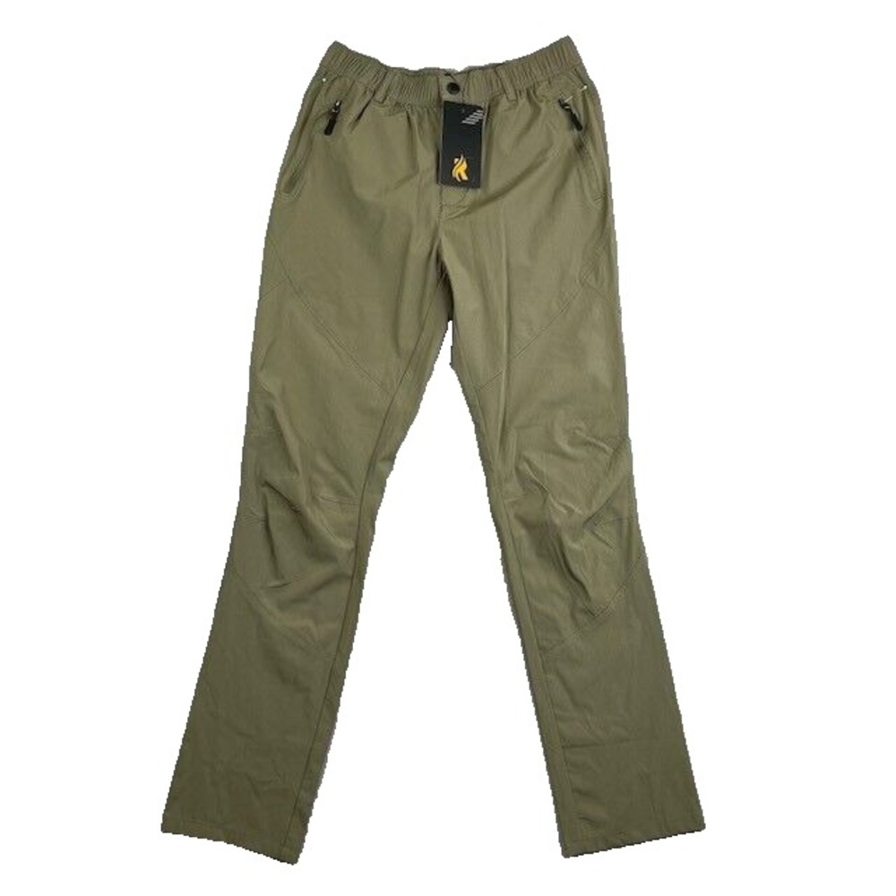 Men's Olive Green hiking pants - Lanvenicole Size M
